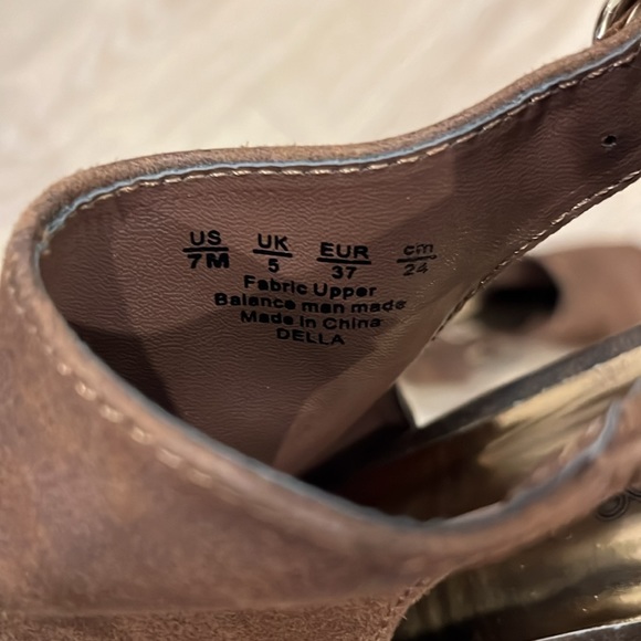 Carlos Santana Peep Toe Heeled Booties - size: 7 - Picture 7 of 7